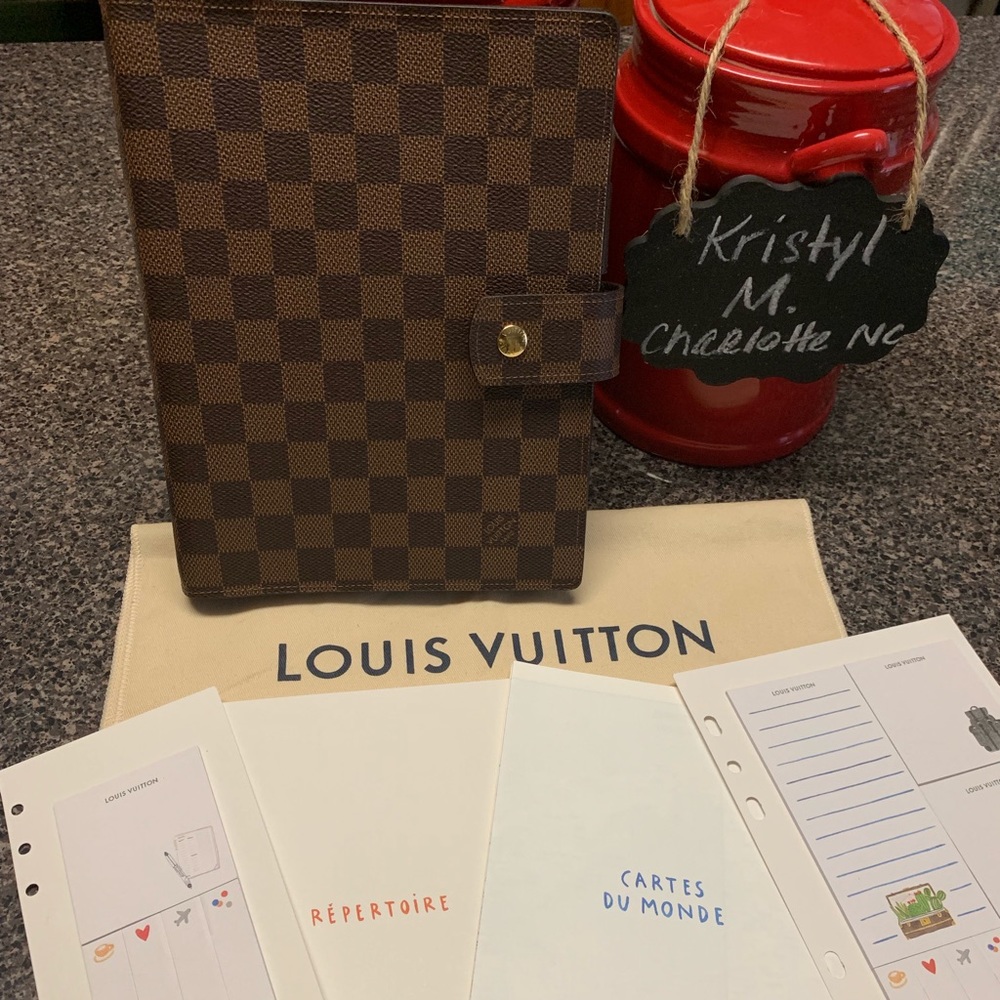 Louis Vuitton Agenda GM (Damier Ebene )